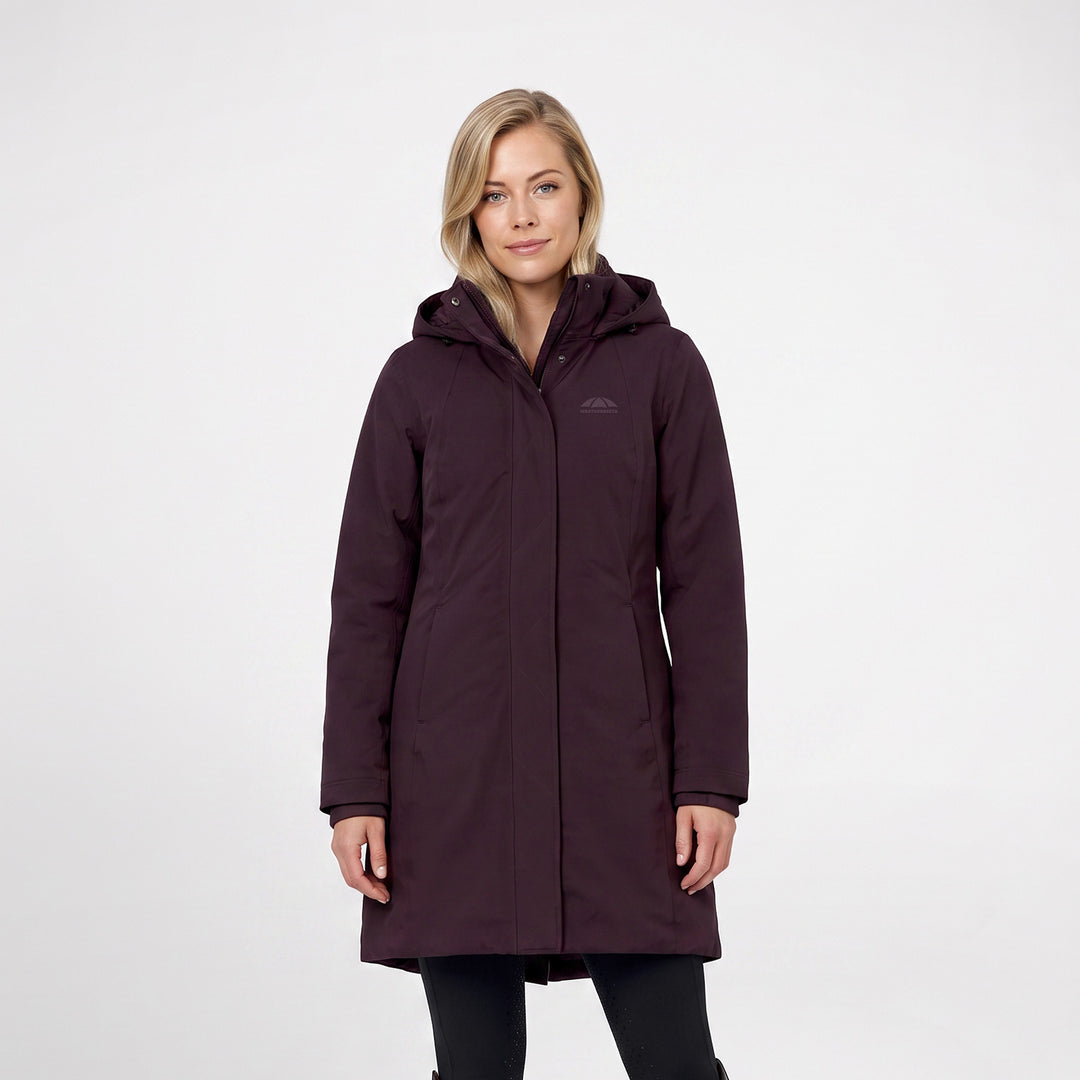 Weatherbeeta Ladies Protect Waterproof Insulated Longline Riding Jacket