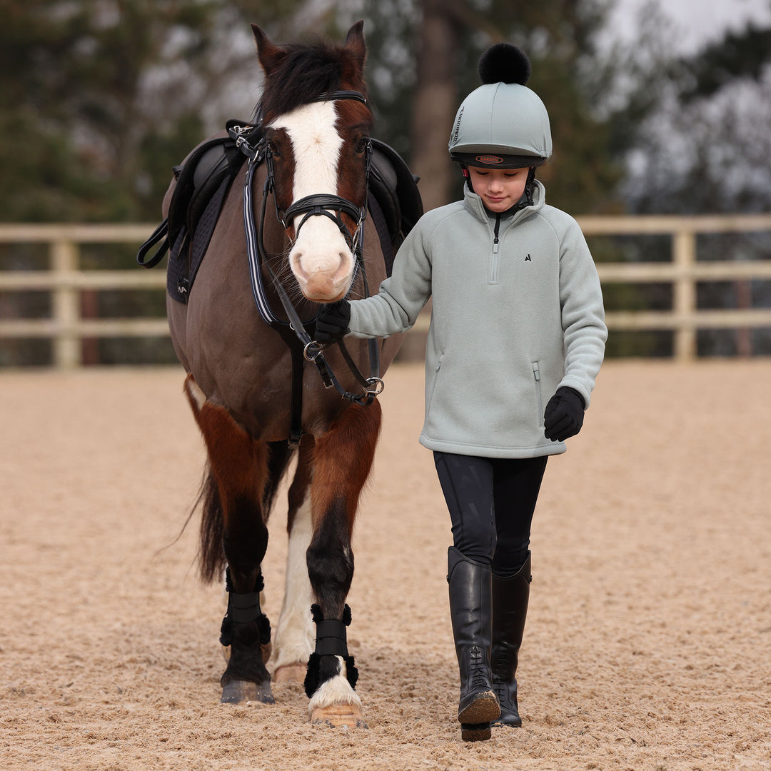 Aubrion Young Rider React Half Zip Fleece