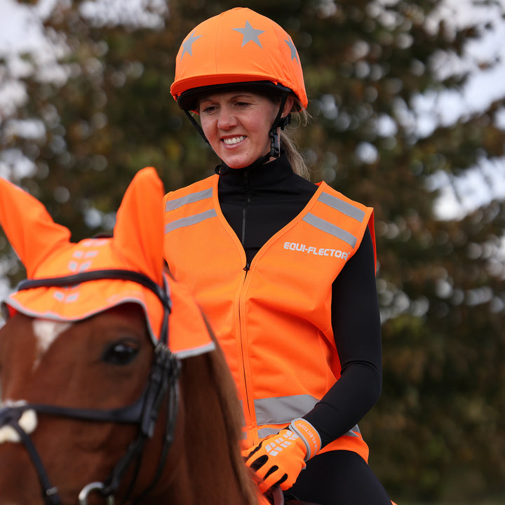 Equi-Flector Safety Vest - Caution