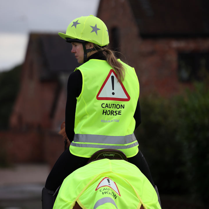 Equi-Flector Safety Vest - Caution