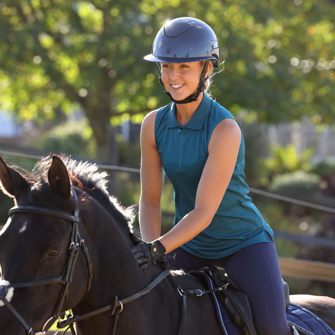 Aubrion React Ladies Sleeveless Tech Polo