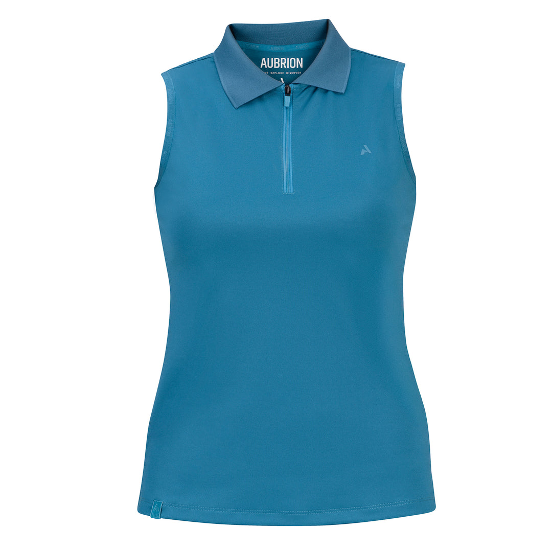 Aubrion React Ladies Sleeveless Tech Polo