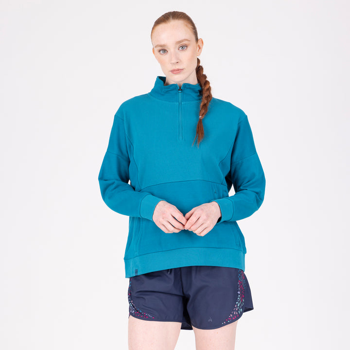 Aubrion React Ladies Quarter Zip Sweater