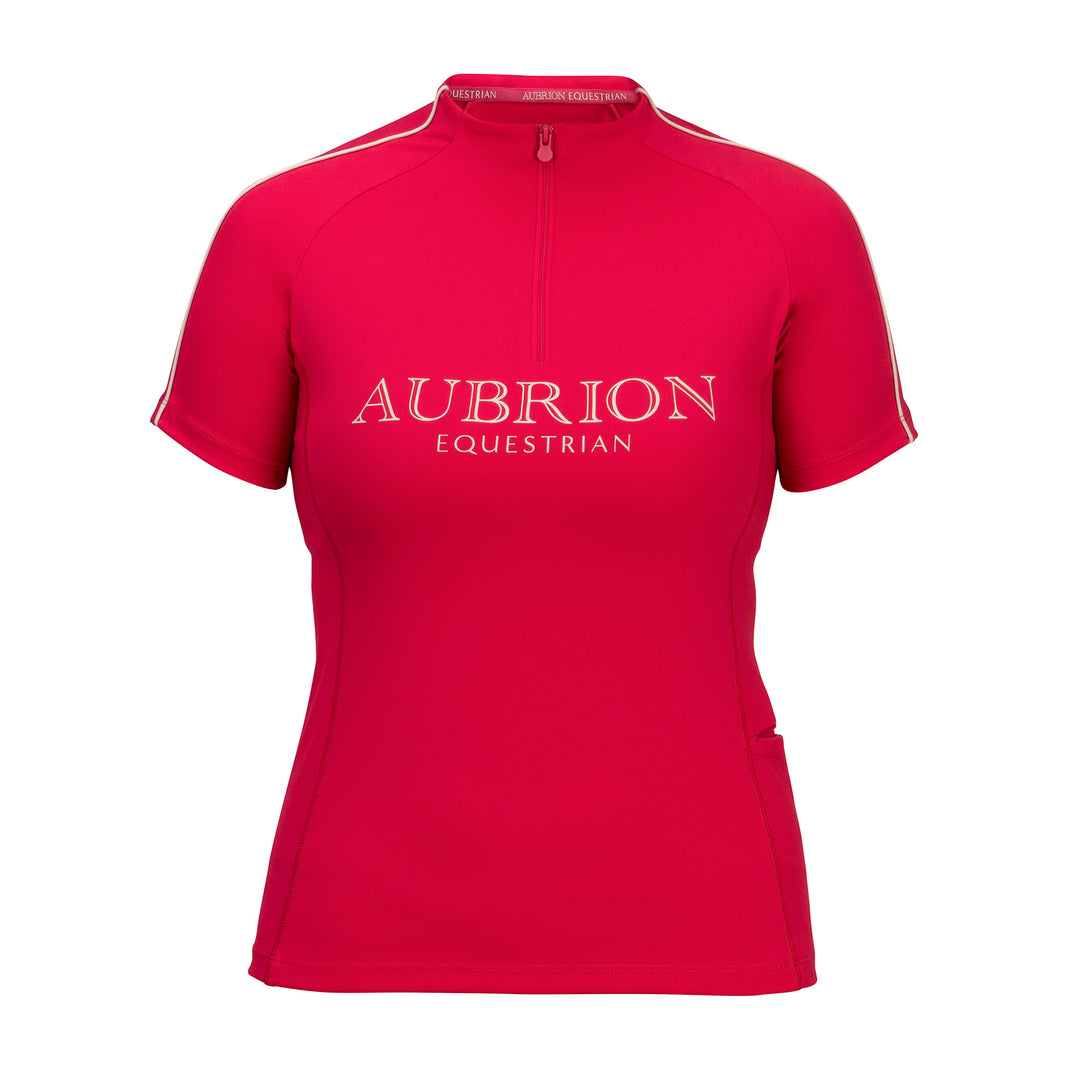 Aubrion Equestrian Ladies Short Sleeve Base Layer