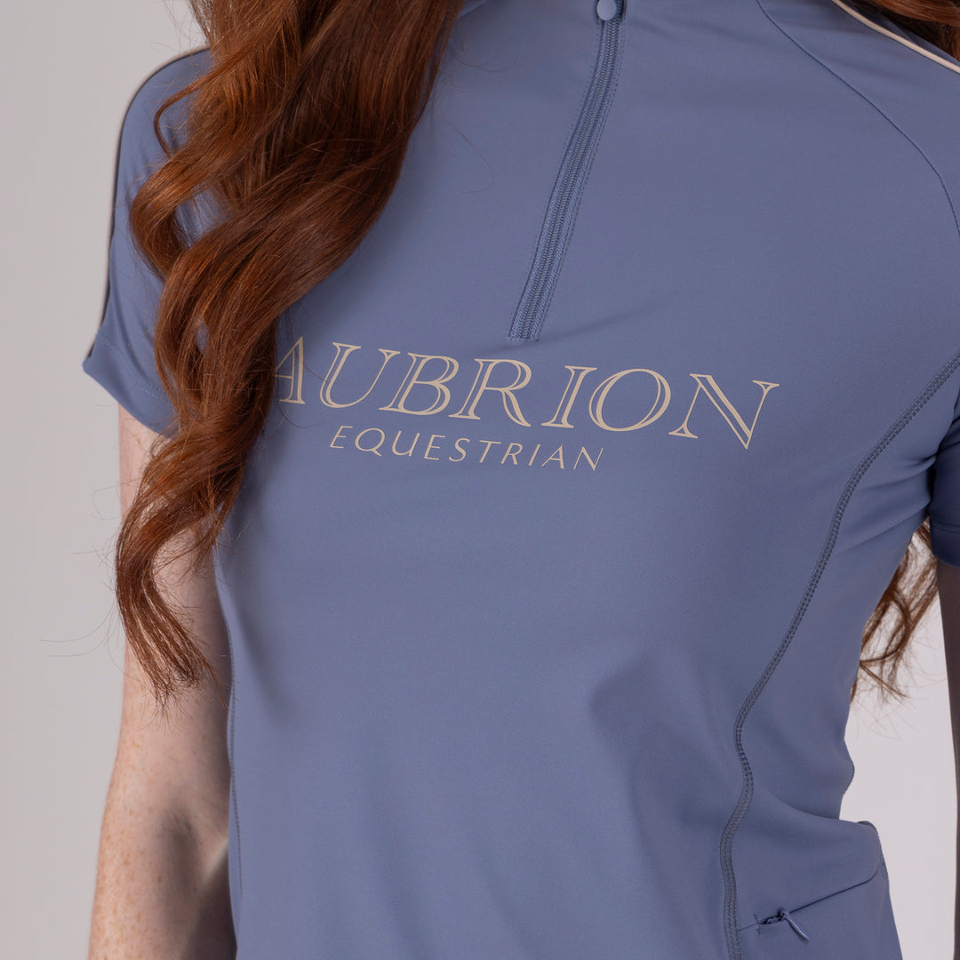 Aubrion Equestrian Ladies Short Sleeve Base Layer