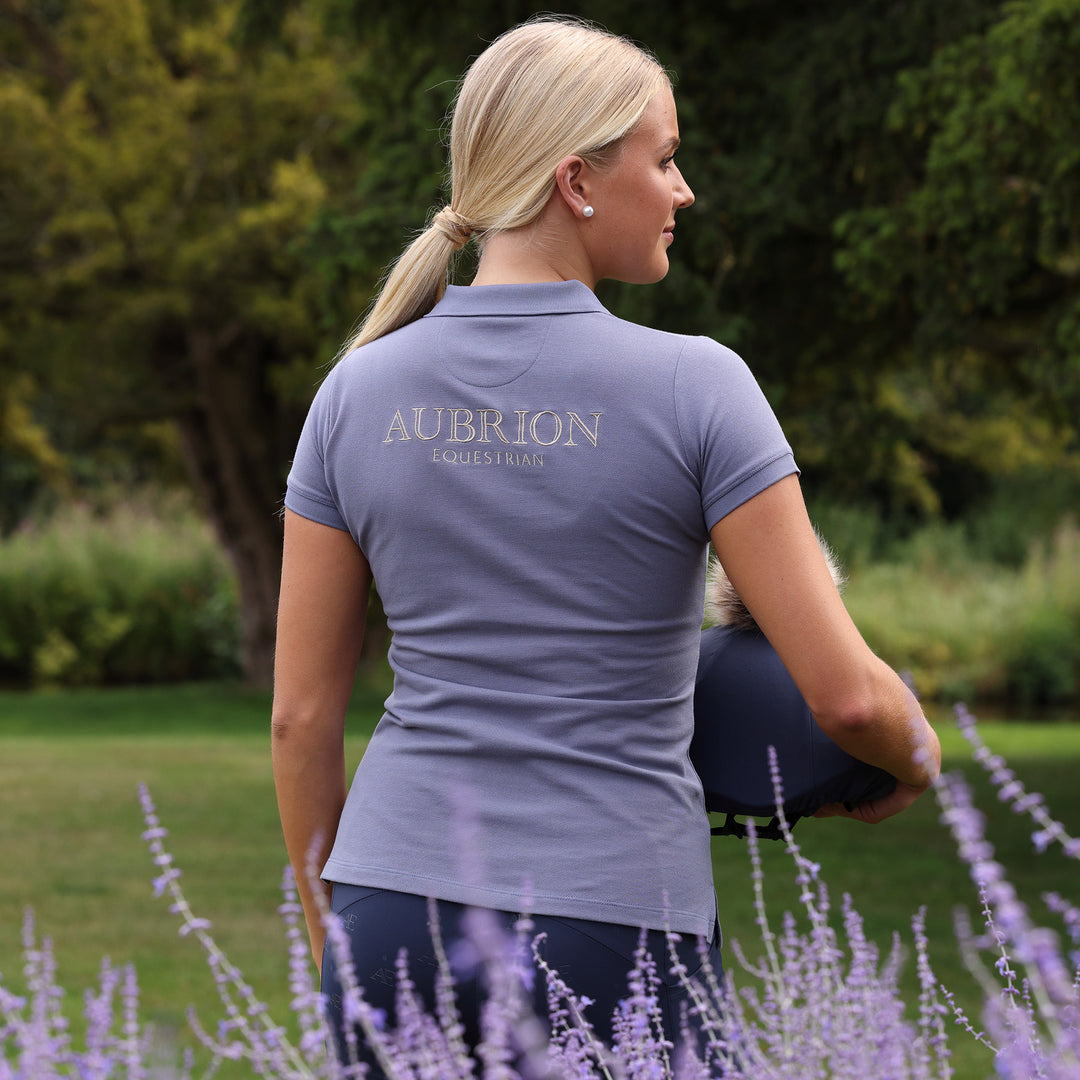 Aubrion Equestrian Ladies Short Sleeve Polo