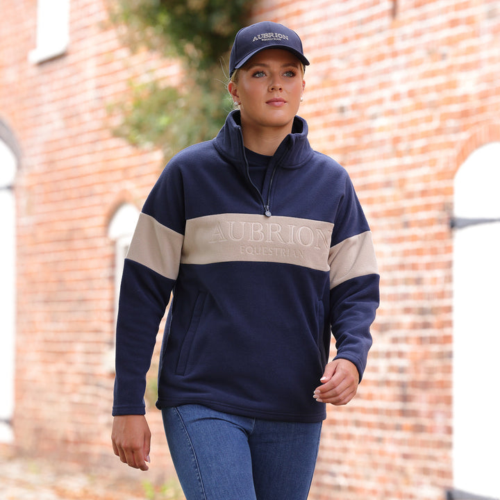 Aubrion Equestrian Ladies Quarter Zip Fleece