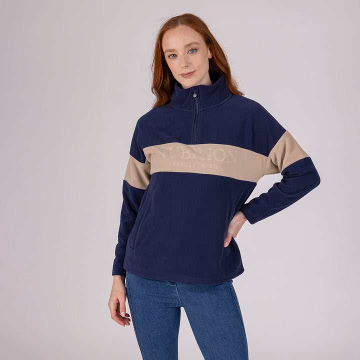Aubrion Equestrian Ladies Quarter Zip Fleece