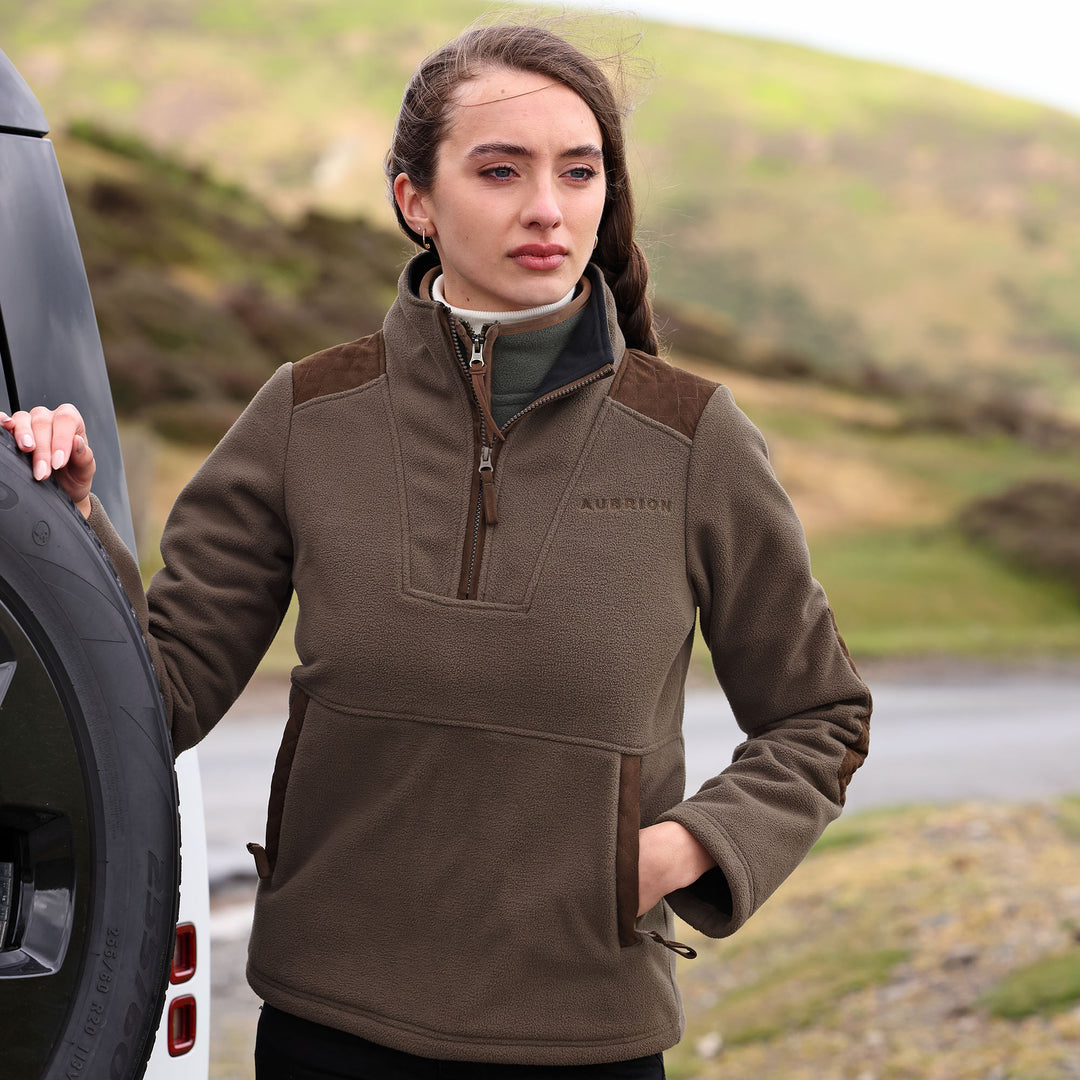Aubrion Unisex Heritage Quarter Zip Fleece