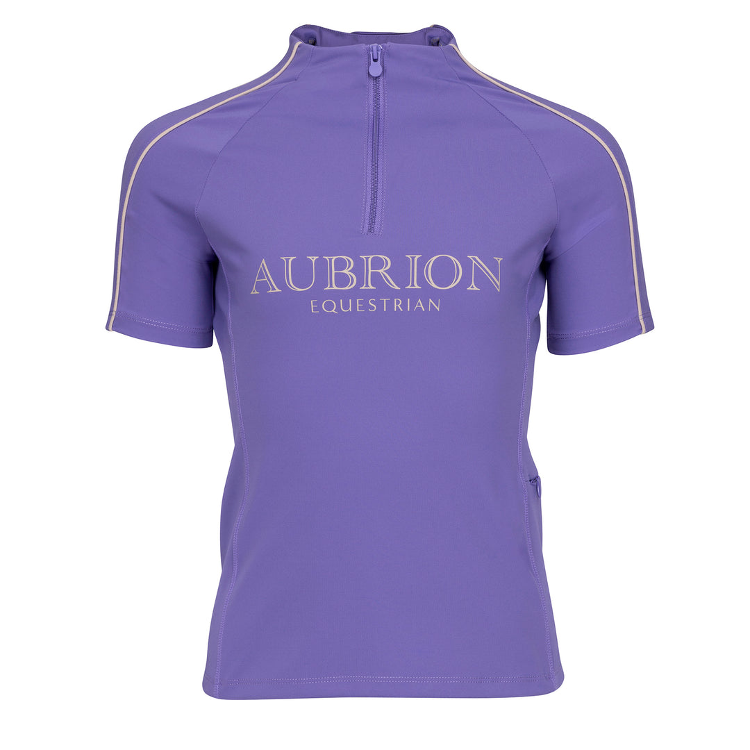 Aubrion Equestrian Young Rider Short Sleeve Base Layer