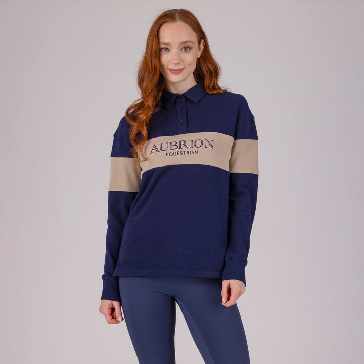 Aubrion Equestrian Ladies Button Sweatshirt