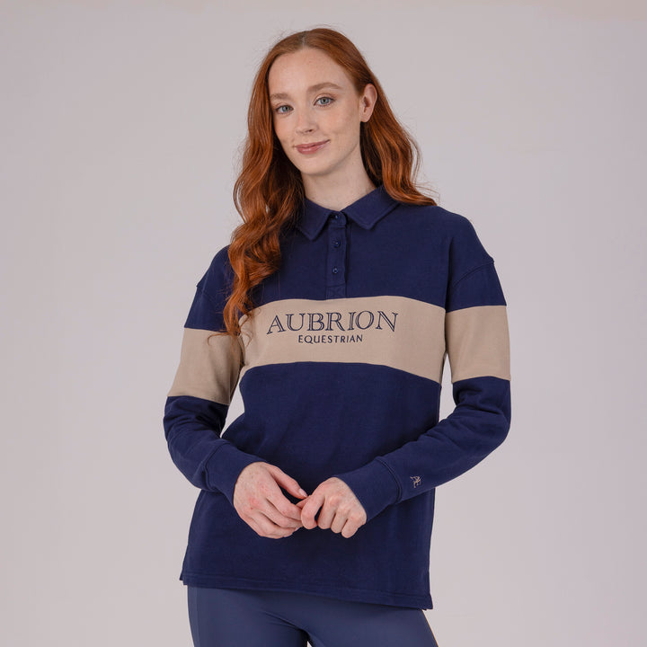 Aubrion Equestrian Ladies Button Sweatshirt
