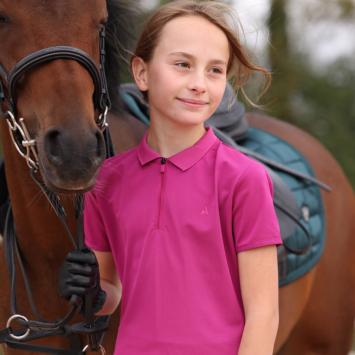 Aubrion React Young Rider Tech Polo