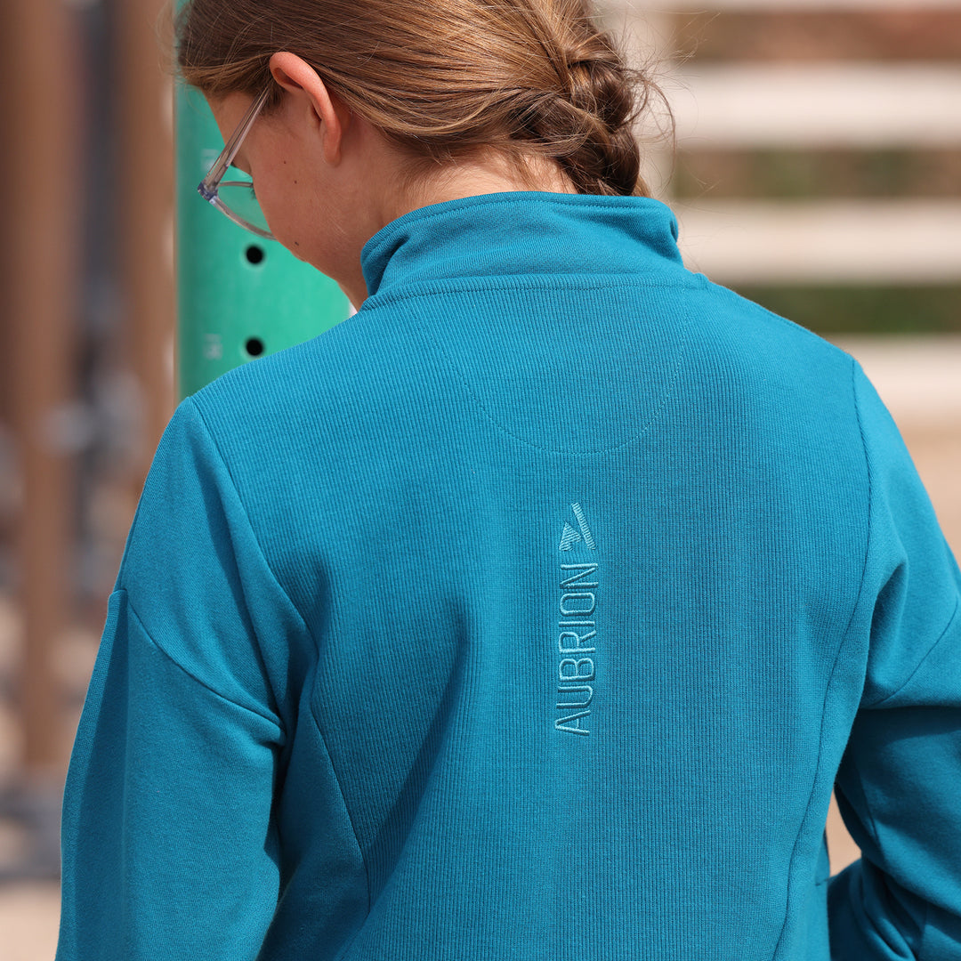 Aubrion React Young Rider Quarter Zip Sweater