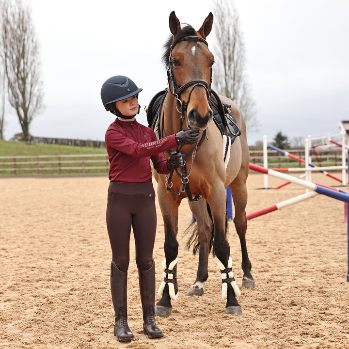 Aubrion Equestrian Young Rider Winter Riding Tight