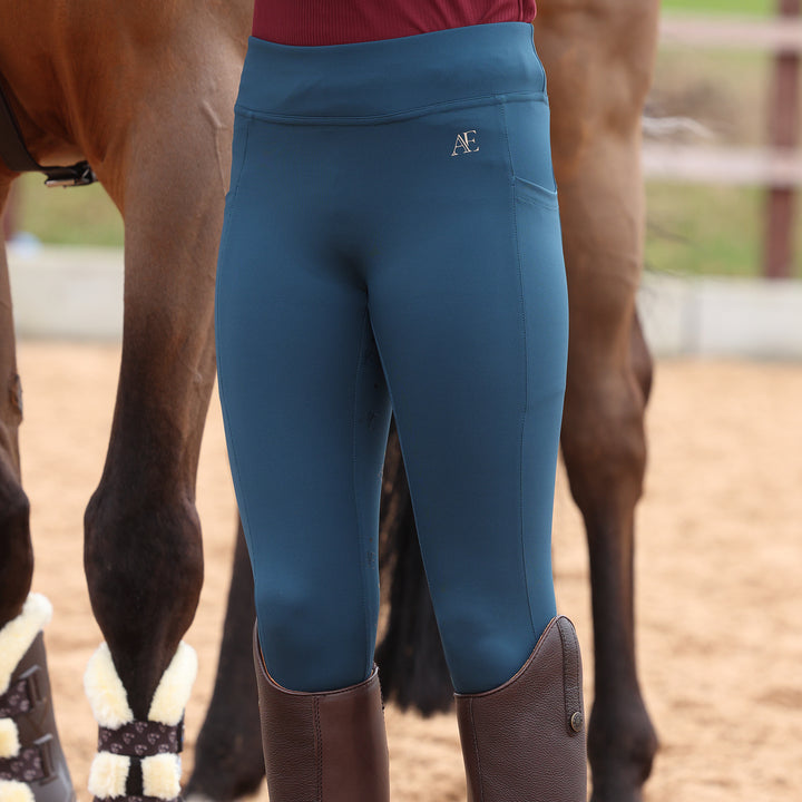 Aubrion Equestrian Young Rider Winter Riding Tight