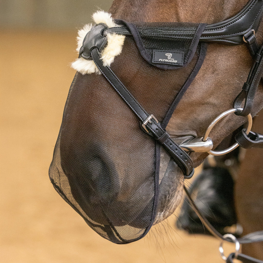 Shires FlyGuard Pro Grackle Noseband Nose Net