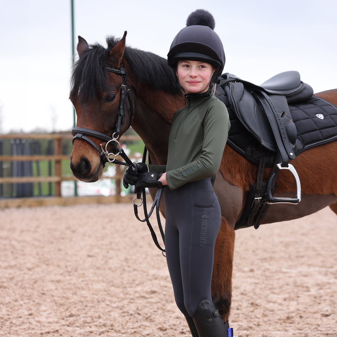 Aubrion React Young Rider Winter Riding Tight