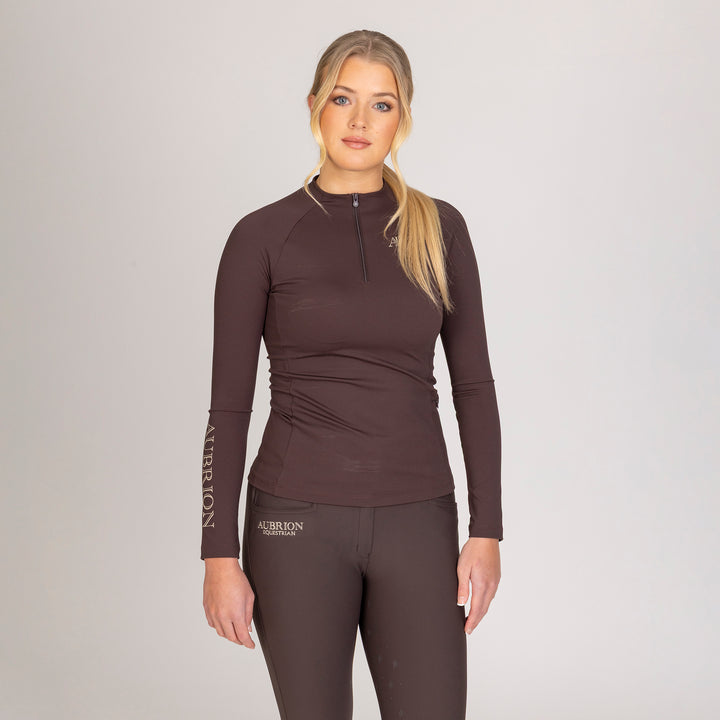 Aubrion Equestrian Ladies Winter Long Sleeve Base Layer