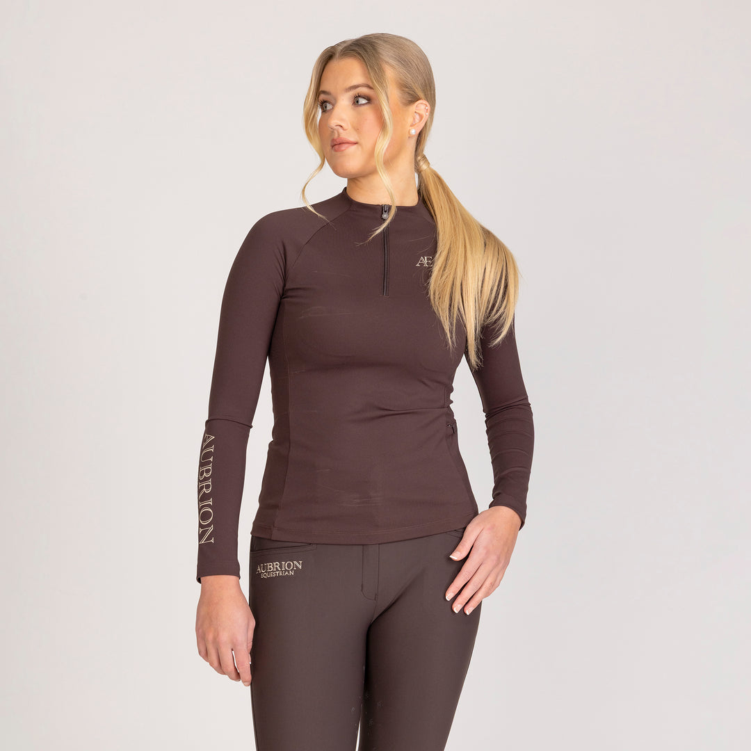 Aubrion Equestrian Ladies Winter Long Sleeve Base Layer