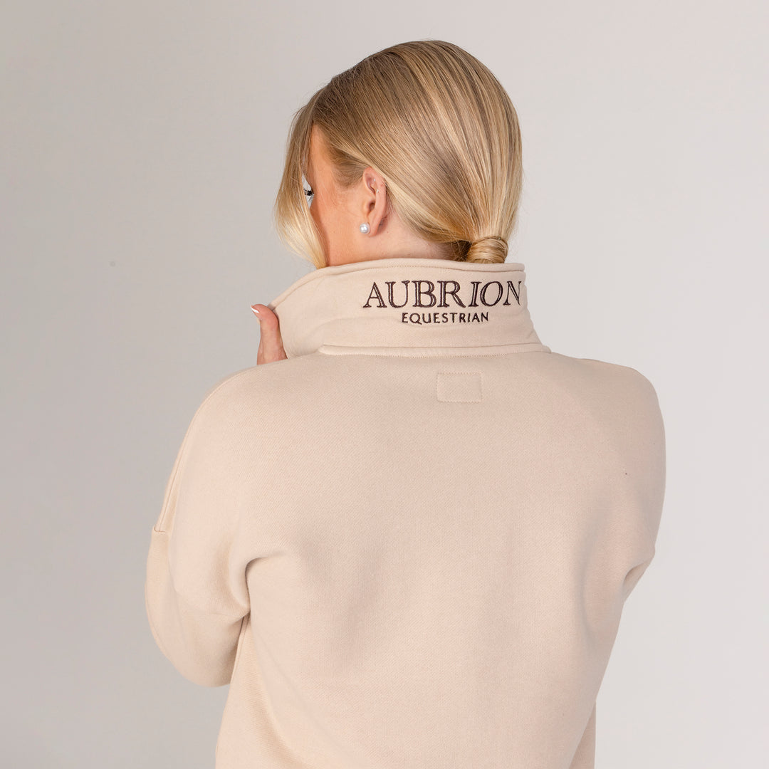 Aubrion Equestrian Ladies Quarter Zip Sweater