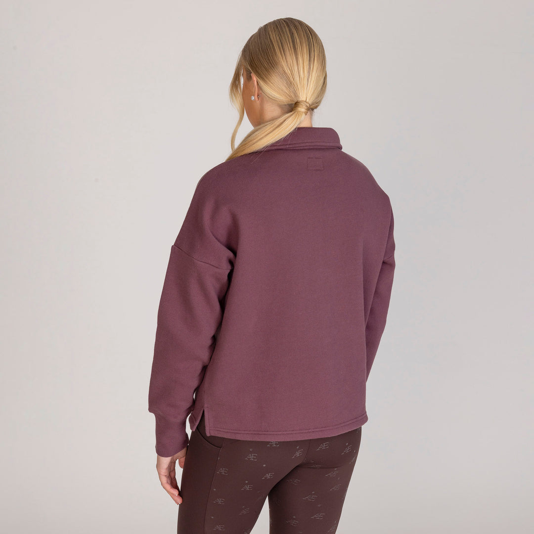 Aubrion Equestrian Ladies Quarter Zip Sweater