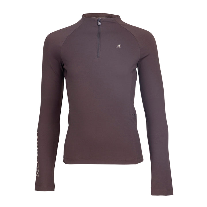 Aubrion Equestrian Young Rider Winter Long Sleeve Base Layer