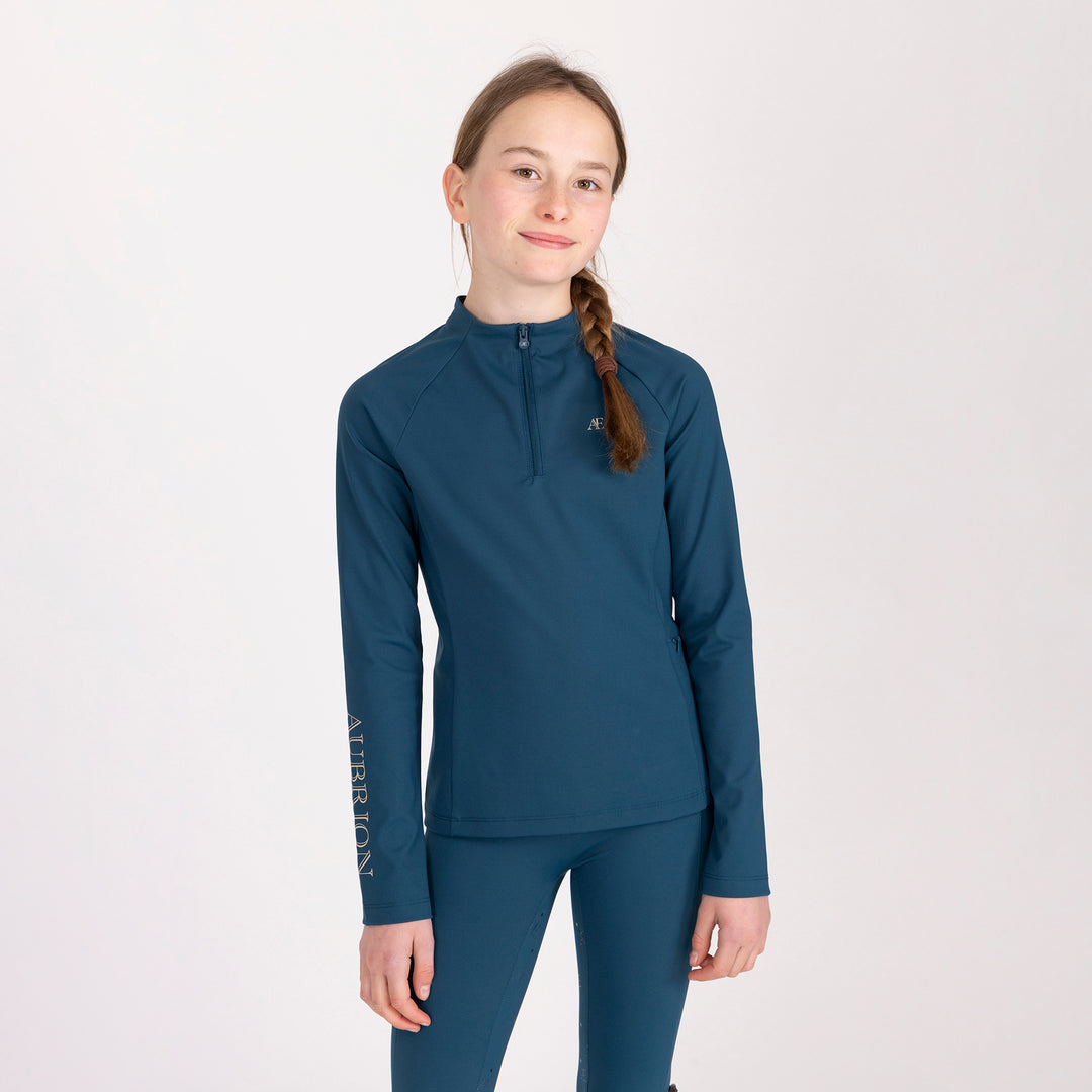Aubrion Equestrian Young Rider Winter Long Sleeve Base Layer