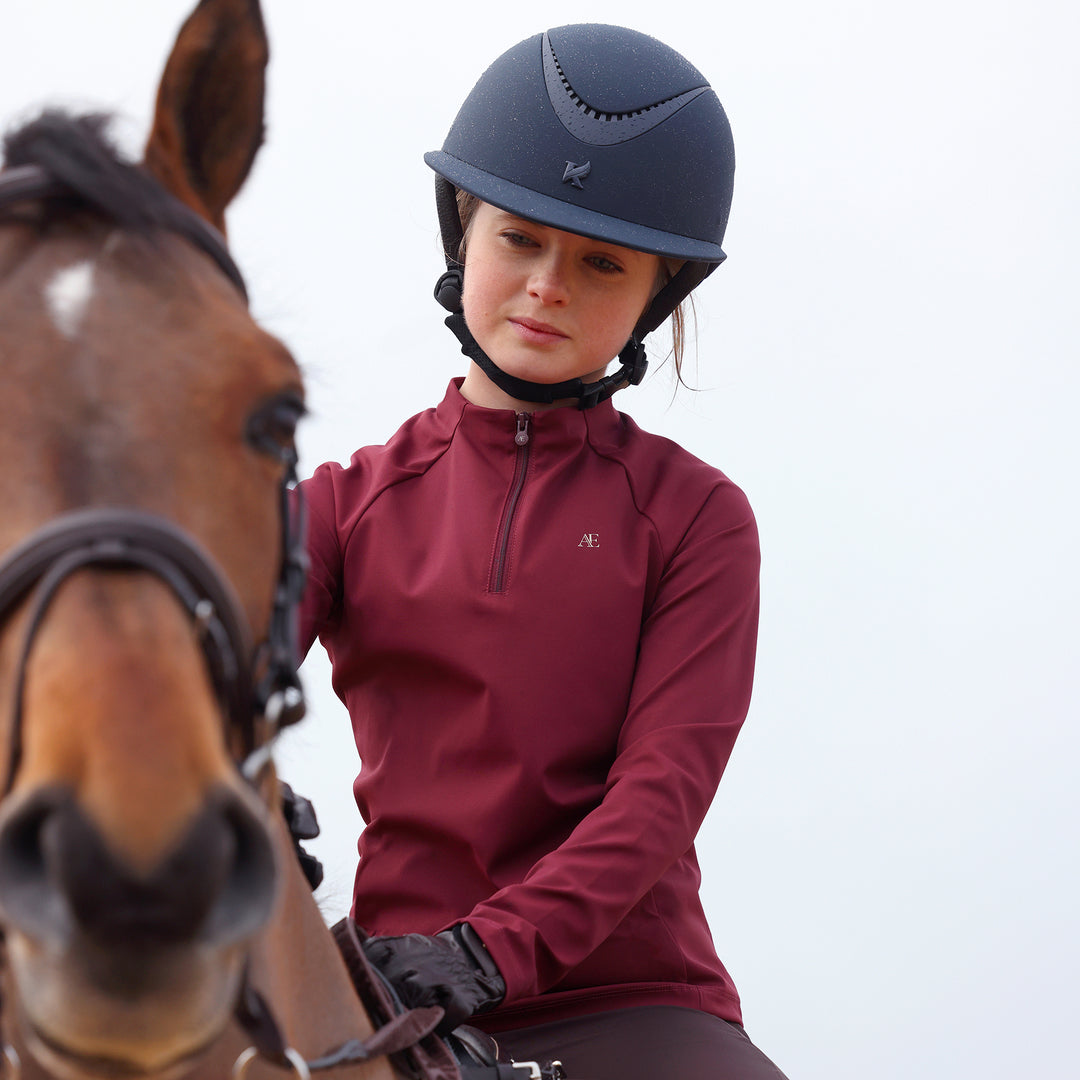 Aubrion Equestrian Young Rider Winter Long Sleeve Base Layer