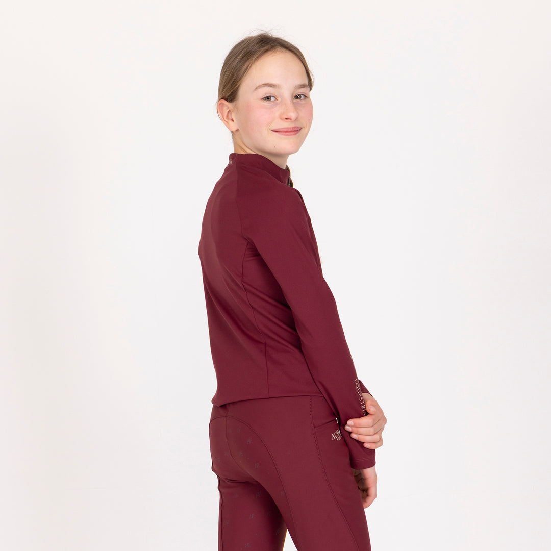 Aubrion Equestrian Young Rider Winter Long Sleeve Base Layer