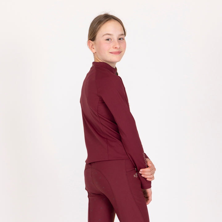 Aubrion Equestrian Young Rider Winter Long Sleeve Base Layer