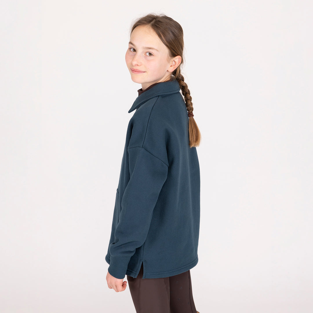 Aubrion Equestrian Young Rider Quarter Zip Sweater