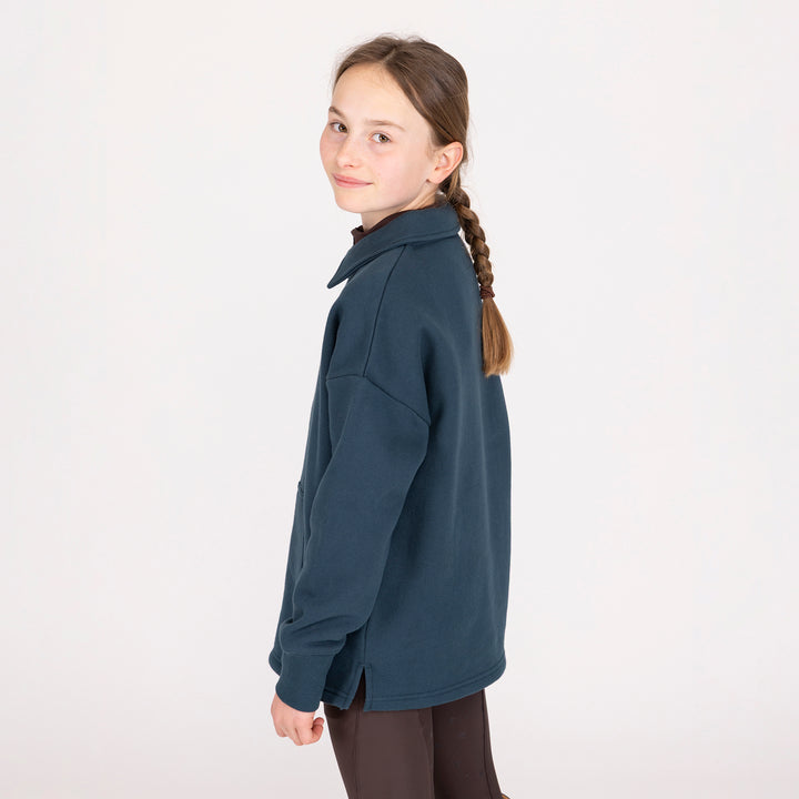 Aubrion Equestrian Young Rider Quarter Zip Sweater