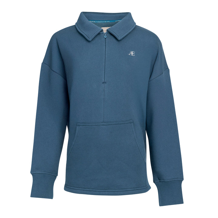 Aubrion Equestrian Young Rider Quarter Zip Sweater