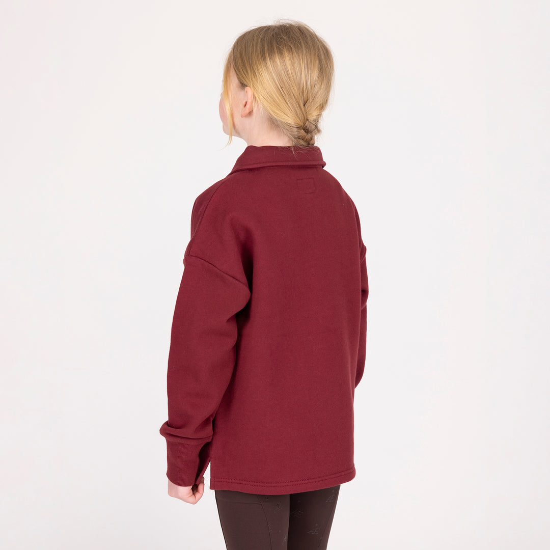 Aubrion Equestrian Young Rider Quarter Zip Sweater