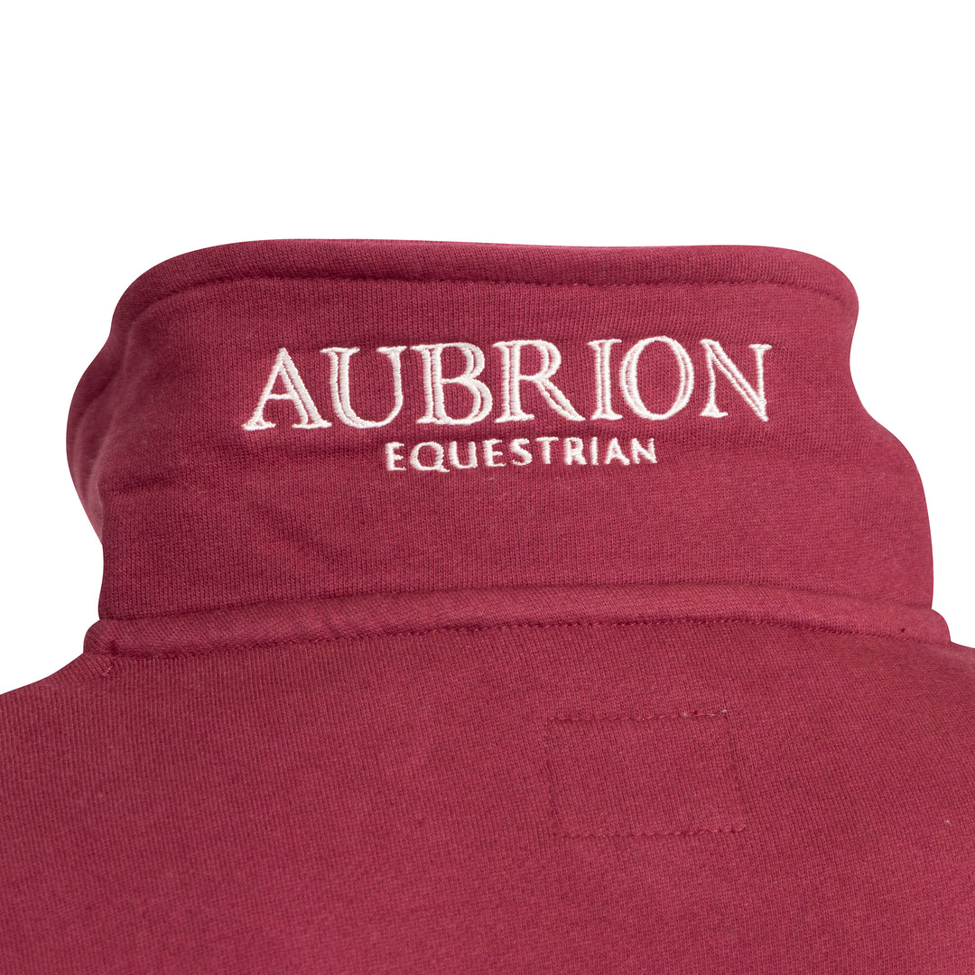 Aubrion Equestrian Young Rider Quarter Zip Sweater