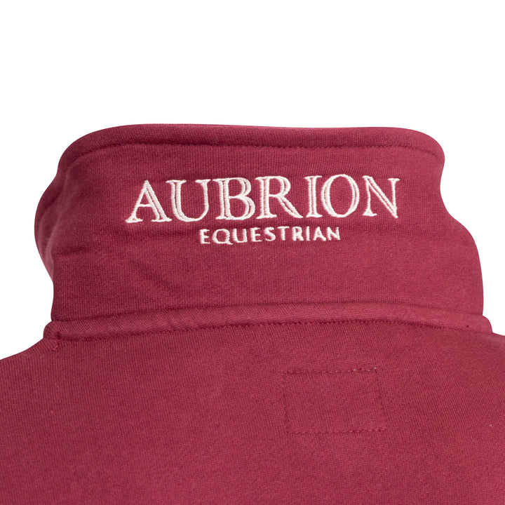 Aubrion Equestrian Young Rider Quarter Zip Sweater