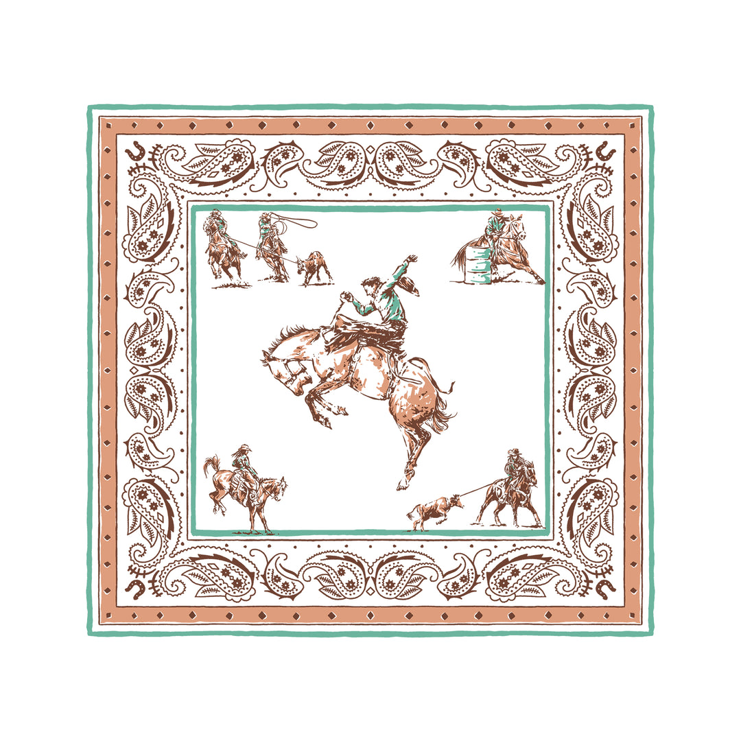 Binks & Boo The Rodeo Stampede Silk Bandana