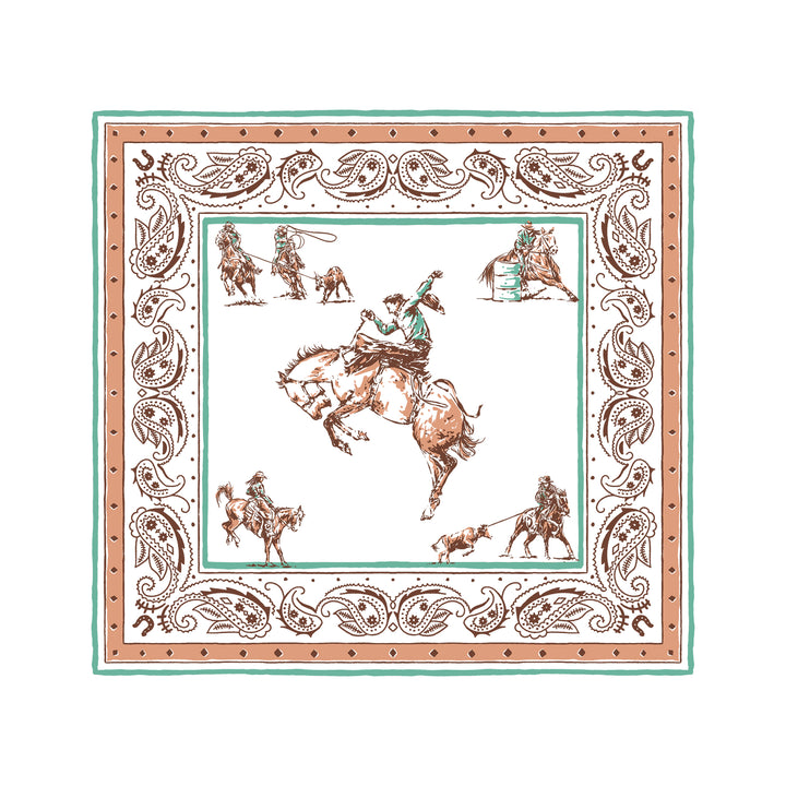 Binks & Boo The Rodeo Stampede Silk Bandana