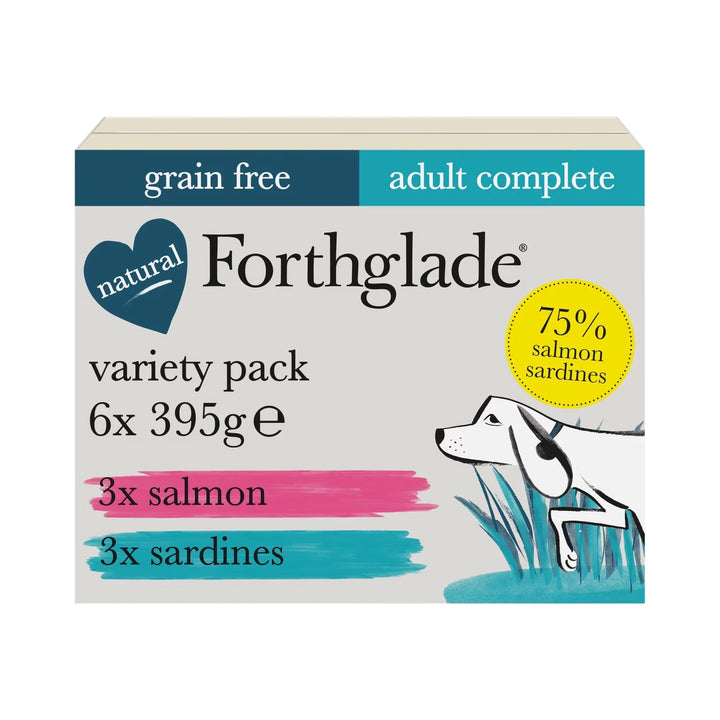 Forthglade Grain Free Fisherman's Selection Adult Dog Food Variety Pack