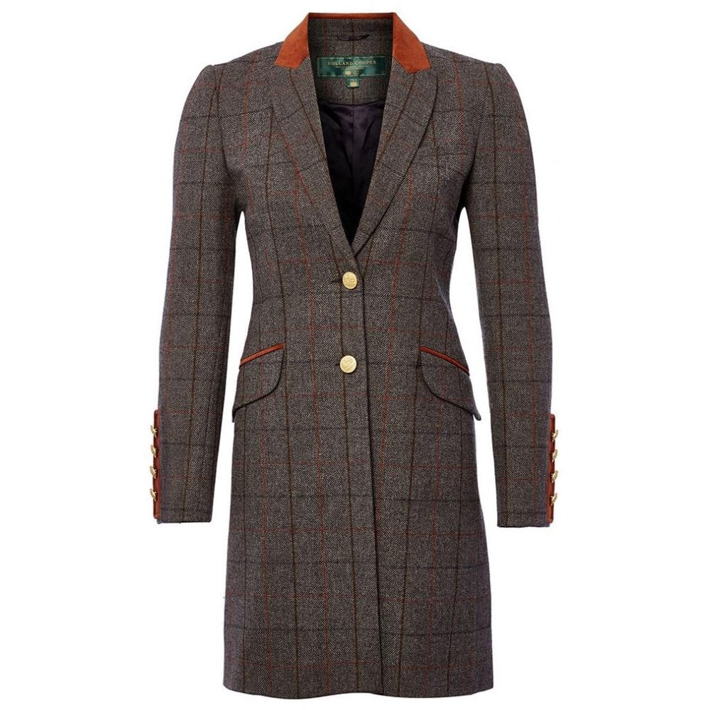 Holland Cooper Kempton Coat in Blue#Blue