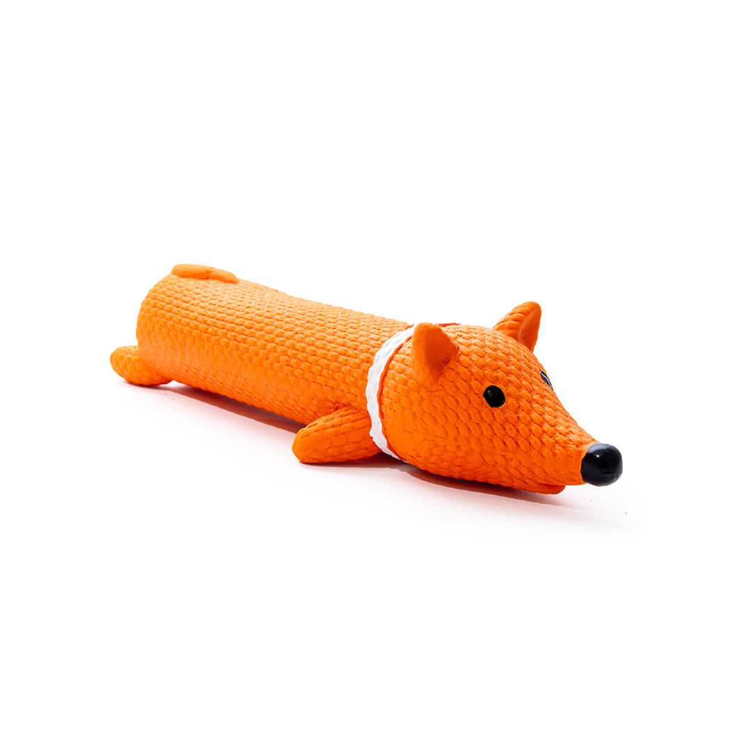 Great&Small Lets Play Latex Squeaky Long Fox