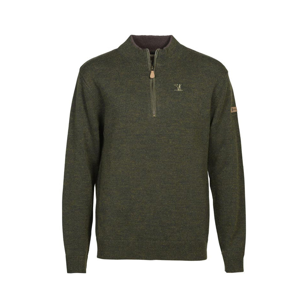 Percussion Mens Quarter Zip Sweater