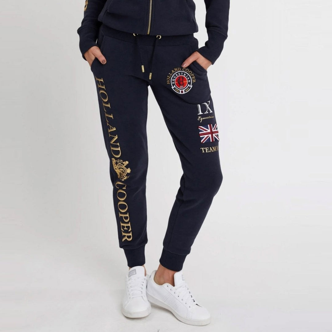 The Holland Cooper Ladies Equi Team Jogger in Navy#Navy