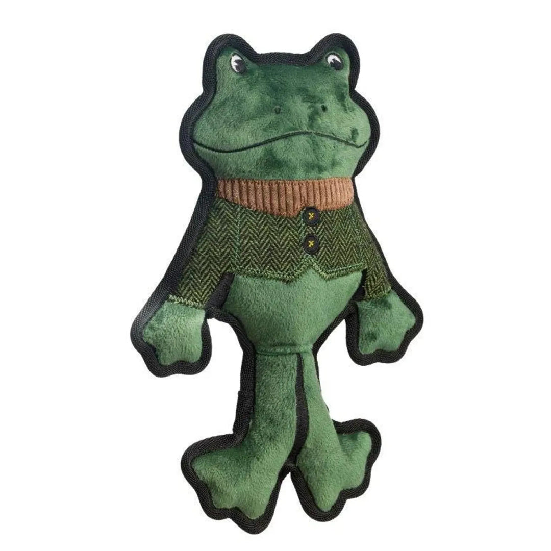 House of Paws Tweed Frog Dog Toy