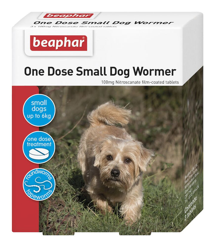 Beaphar One Dose Wormer For Small Dogs/Puppies
