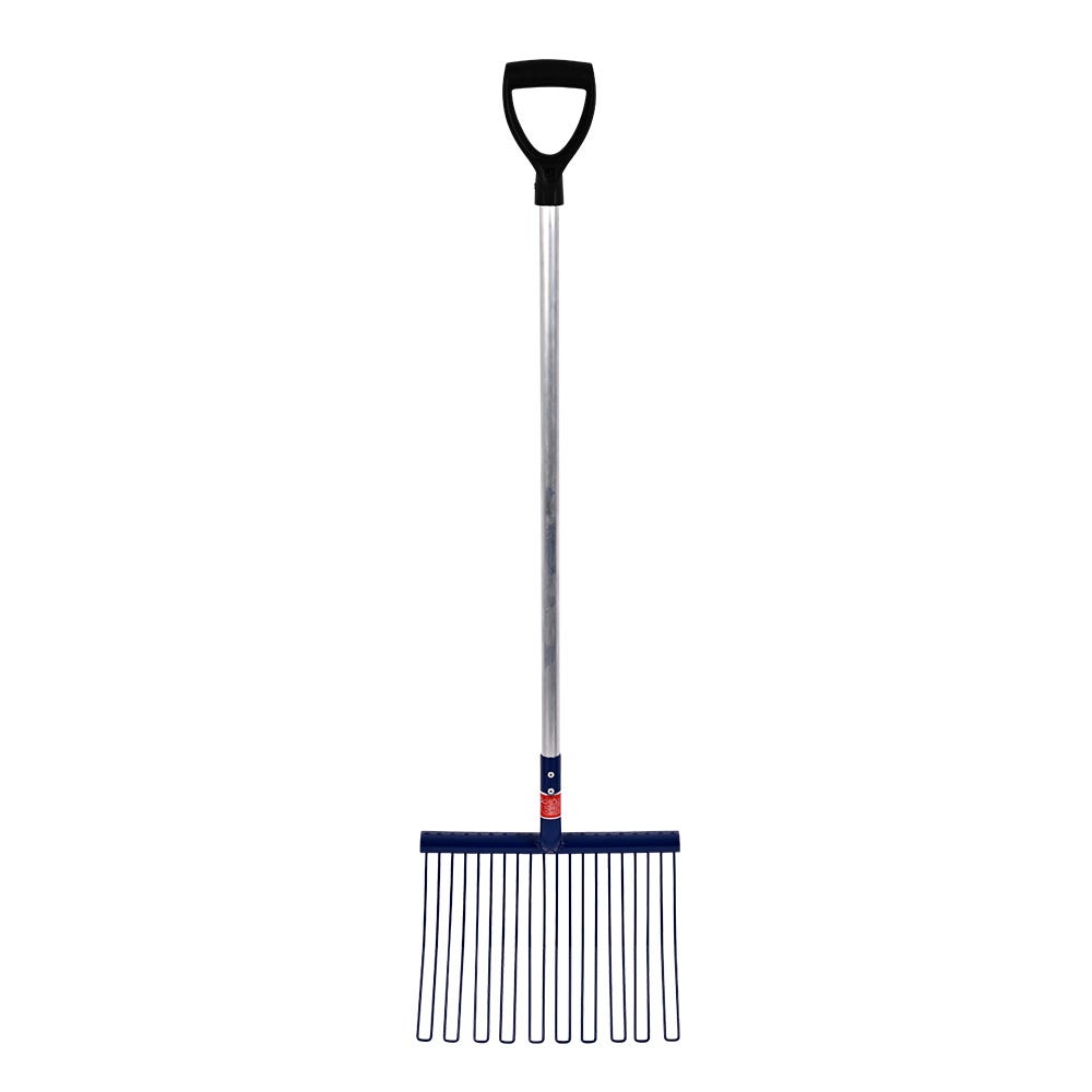 Red Gorilla Long D-Handle Rubber Matting Fork