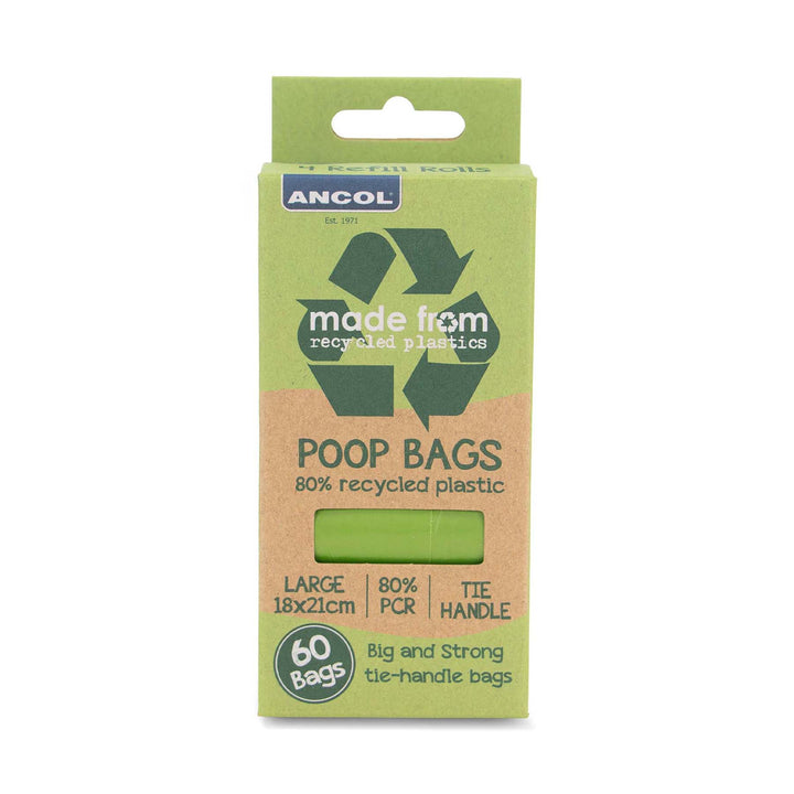 Ancol Made From Poop Bag 4 Rolls 60 Bags