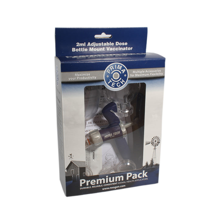 Prima Tech 0.1-2ml Premium Pack Bottle Mounted Vaccinator