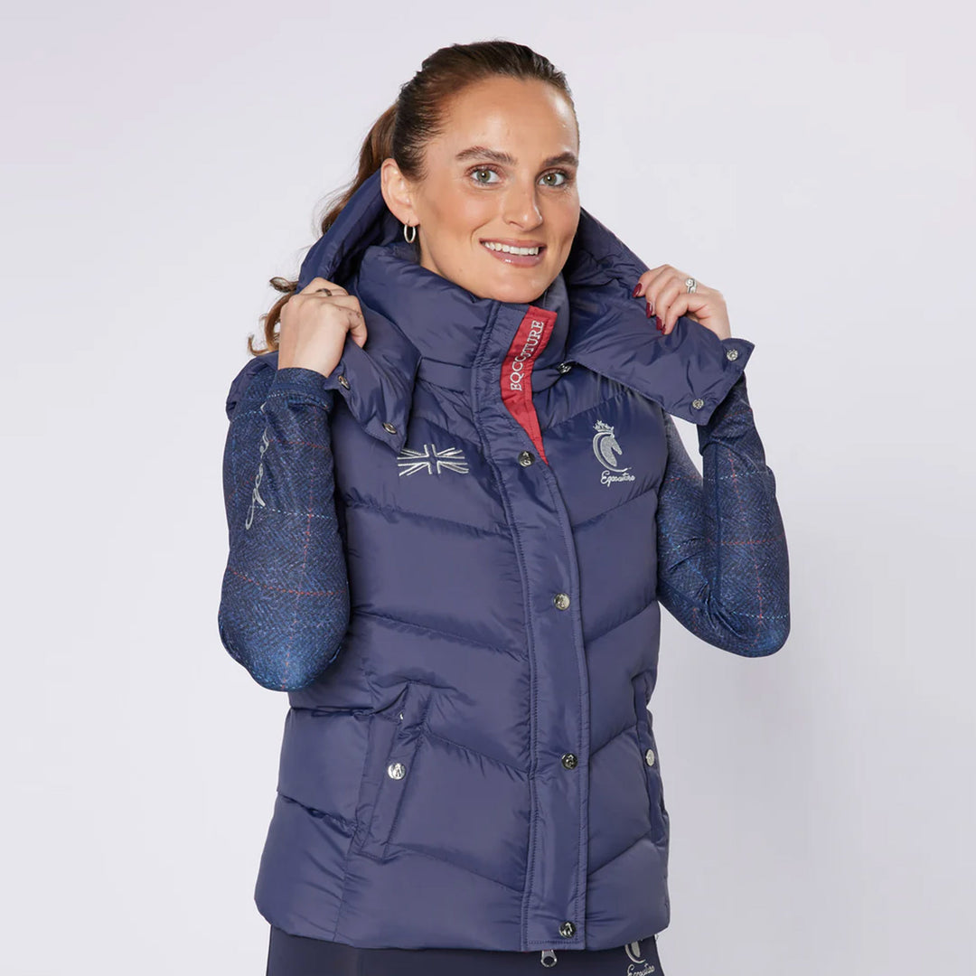 Eqcouture Puffer Gilet With Detachable Hood